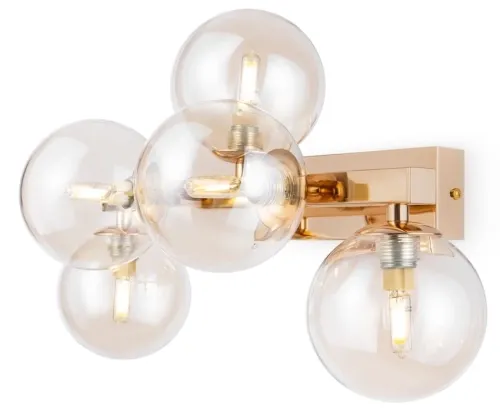 Lampa ścienna Kinkiet Maytoni MOD547WL-05G Dallas 5xG9 24cm x 38cm złoty Zamów teraz