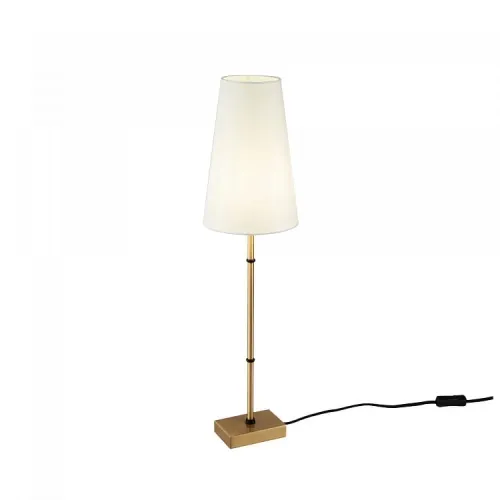Ostatnia szansa Lampa stołowa Nocna Maytoni H001TL-01BS Zaragoza E27 60cm x 16cm mosiądz
