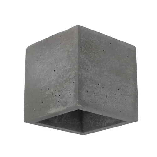 Kinkiet lampa ścienna kostka box betonowy szary Spot-Light 2255136 Beton Block G9 11x11cm Tylko dziś