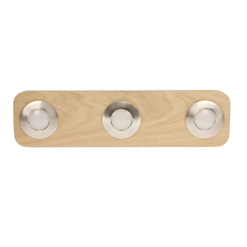 Tylko do końca tygodnia Lampa sufitowa listwa z drewna dębowego z oczkami LED Spot-Light 2291374 Sunniva 3x5W 3000K