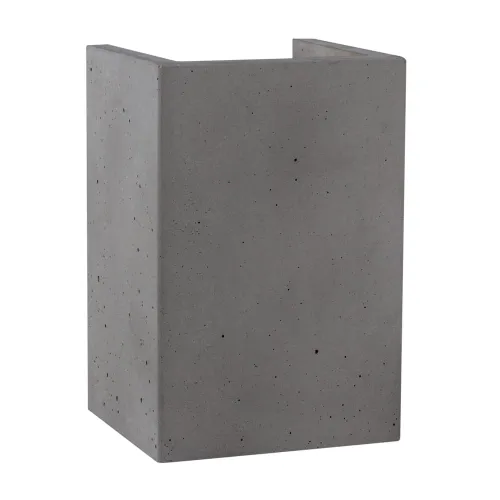 Lampa ścienna kinkiet szary betonowy prostokąt Spot-Light 8973236 Block 2xGU10 10x15cm Oferta limitowana