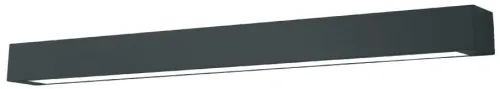 Czarny długi płaski kinkiet łazienkowy prostokąt Light Prestige GS-LWA-18W BK Ibros XL LED 18W 4000K IP44 120cm Kup teraz