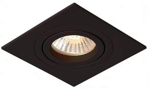 Lampa sufitowa podtynkowa punktowa spot regulowany Light Prestige LP-2780/1RS BK Metis 1 GU10 11x11x2,5cm czarny Premium
