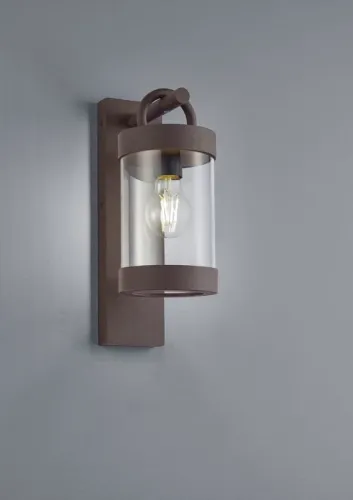 Tylko do końca tygodnia Lampa zewnętrzna ścienna elewacyjna Trio 204160124 Sambesi E27 18cm x 33cm IP44 czujnik zmierzchu miedziany