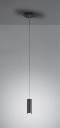 Czarna pojedyncza lampa wisząca punktowa Trio 312400132 Marley GU10 Zamów dziś