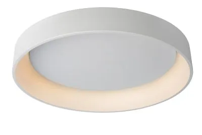 Łatwy zwrot Biały okrągły plafon lampa sufitowa 80cm Lucide 46100/80/31 Talowe LED 80W 4800LM 3000K ściemniacz