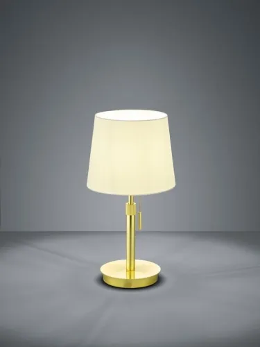 Lampa stołowa Nocna Trio 509100108 Lyon E27 56cm x 25cm Mosiądz Biały Oferta