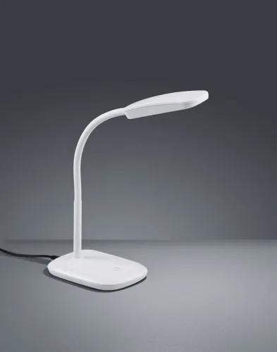 Lampa biurkowa nowoczesna do pokoju dziecięcego na giętkim ramieniu regulacja jasności biała RL R52431101 Boa LED 3,5W 3000K 36cm Ograniczona ilość