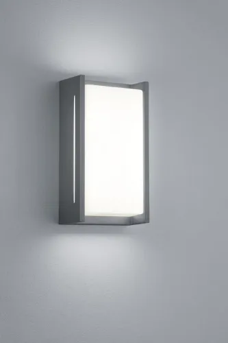 Zewnętrzna lampa ścienna kinkiet na elewację Trio 227360142 Indus LED 8,5W 3000K IP54 antracyt Okazja