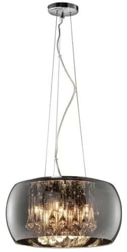 Bezpieczna płatność Lampa Wisząca Trio 311210506 Vapore 5xG9 40cm chrom szklany klosz kryształki